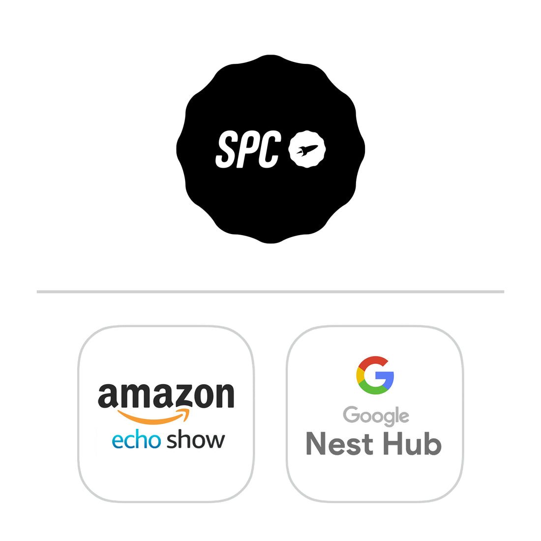 Complemento para Amazon Echo Show e Google Nest Hub
